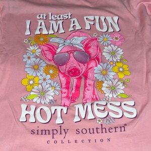Simply Southern  Fun Hot Mess SS Shirt